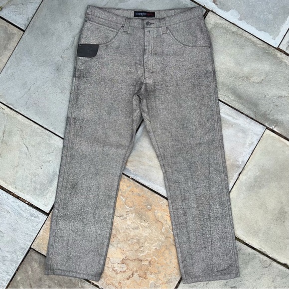 Upcycled Reworked Ripstop Utility Work Pants - Picture 8 of 8